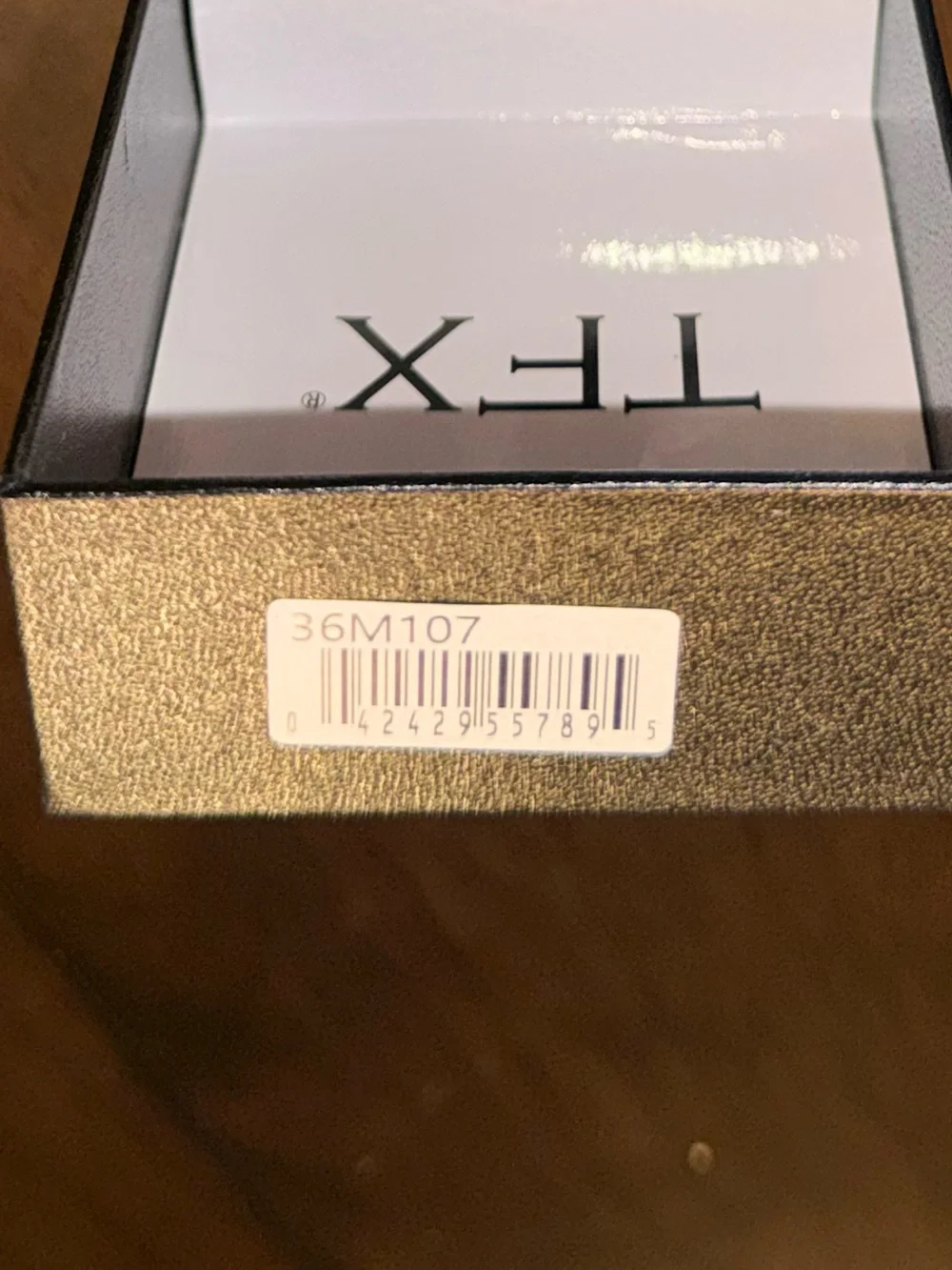 NIB TFX by Bulova Women’s Black Dial Leather Watch | Style 36M107